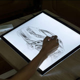 AGPtEK A3 light box, Light Pad Artcraft Tracing Light Board Ultra-thin USB Powered Dimmable LED Brightness for Diamond Painting Tatoo Pad Animation Sketching Designing Stencilling X-ray Viewing