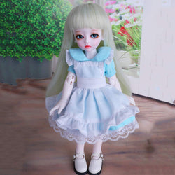 BJD Doll DIY Toys 12 Ball Jointed SD Dolls with Clothes Shoes Suit Wig Makeup for Birthday Best Gift Children's Creative Toys