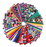 RayLineDo® 15X Different Pattern Bohemia & Stripe Dot Style Canvas Patchwork Fabric Bundle