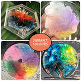 Alcohol Ink Set - 16 Vibrant Colors High Concentrated Drawing Inks, Acid-Free, Fast-Drying and Permanent Based Ink, Epoxy Resin Colour Dye, Alcohol Ink for Resin, Painting, Tumblers, Ceramic (16)