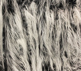 Faux Fur Fabric Long Pile Gorilla GREY FROST / 60" Wide / Sold by the yard