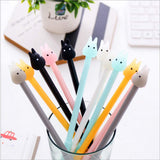 12 Pieces Jelly cat pen Liquid Ink Pens Set for Office School Supplies kids drawing Pen Gifts for Boys and Girls students Any Party Wirtting