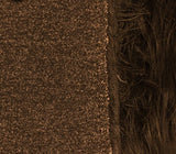 Faux Fur Fabric Long Pile Gorilla BROWN / 60" Wide / Sold by the yard