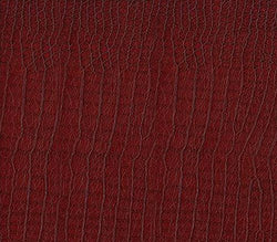 Vinyl Fabric Alligator Red Fake Leather Upholstery / 54" Wide / Sold by the Yard