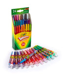 Crayola Twistable Colored Pencils, 30 Count Mini Twistables Crayons, Pack of 24| Includes 5 Color Flag Set