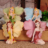 Cicilia Virtus Miniature Fairy Garden Figurines Statues-Little Angele Lady Home Decorative Accessories by
