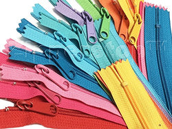 ZipperStop Distributor YKK Wholesale Authorized Sale 14" Handbag Assorted Season Colors 4.5 with
