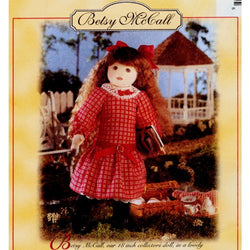 McCall's Crafts #7933 Betsy McCall 18" Doll With Clothes Sewing Pattern