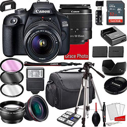 Canon EOS 2000D (Rebel T7) DSLR Camera with 18-55mm f/3.5-5.6 Zoom Lens , 32GB Memory, Shoulder Case, Tripod and Accessories (28pc Bundle)