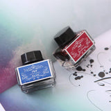 ZZKOKO Calligraphy Pen Ink, 10 Colors Fountain Dip Pen Ink Set Non-Carbon Drawing Writing Art Craft Calligraphy Inks Bottles, 15ml Bottle 10 Colors Set