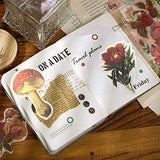 60 PCS Watercolor Vintage Flower Plant Stickers Decals for Laptop Scrapbooking Journal Planner Card Making