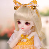 Y&D BJD Doll 1/6 SD Dolls Yellow Skirt Movable Joint Doll Support Change Clothes Wig Eyes DIY Classic Toys Children Gift