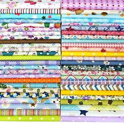 Quilting Fabric, Misscrafts 50pcs 12" x 12" (30cm x 30cm) Cotton Craft Fabric Bundle Patchwork