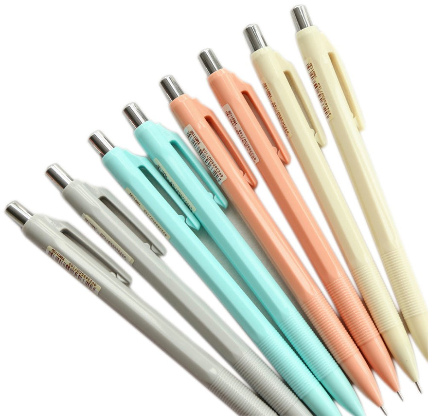 GANSSIA Colorful Series Design 0.7mm Mechanical Pencils Pack of 8 Pcs