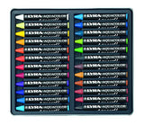 LYRA Aqua Color Water-Soluble Wax Crayons, Set of 24, Assorted Colors (5611240)