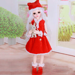 1/4 BJD Doll Bory, SD Dolls 15 Inch 19 Ball Jointed Doll DIY Toys with Full Set Clothes Shoes Wig Makeup, Best Gift for Girls,D