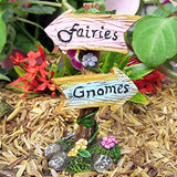 Twig & Flower The Miniature Garden Fairy & Gnome Sign