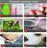 NEILDEN 5D DIY Diamond Painting Kits for Adults Full Drill Gem Art Crafts Painting by Diamonds Rhinestone Embroidery Arts Craft Home Decor 13.7×17.7 inch