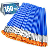 AROIC Paint Brushes 160 pcs Nylon Hair Brushes for Acrylic Oil Watercolor Artist Professional Painting Kits, Face Nail Art and Miniature Detailing & Rock Painting.