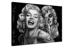 AGCary Marilyn Monroe Poster for Frame Print Canvas Painting Black and White Picture Wall Art for Home Office Decorations Wall Decor 12 x 16