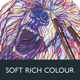 Derwent Colored Pencils, ColourSoft Pencils, Drawing, Art, Metal Tin, 72 Count (0701029)