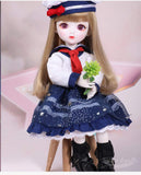 BJD/SD Doll 1/6 26CM 10 Inch Toys Jointed Body DIY Toys Cosplay Fashion Dolls with Clothes Outfit Shoes Wig Hair Makeup