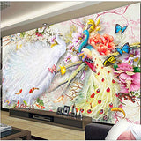 RAILONCH Large 5D Diamond Painting, Full Drill Peacock Diamond Painting Kits DIY Paint by Number Kits, Home Wall Decor (180x70cm)