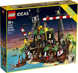 LEGO Ideas Pirates of Barracuda Bay 21322 Building Kit, Cool Pirate Shipwreck Model with Pirate Action Figures for Play and Display, Makes a Great Birthday (2,545 Pieces)