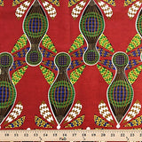 African Print Fabric Cotton Print 44'' wide Sold By The Yard (90149-1)