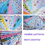Quilting Fabric, Misscrafts 25pcs 8" x 8" (20cm x 20cm) Cotton Craft Fabric Bundle Patchwork Pre-Cut Quilt Squares for DIY Sewing Scrapbooking Quilting Dot Pattern
