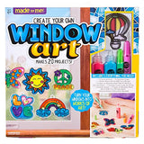 Made By Me Create Your Own Window Art by Horizon Group USA, Paint Your Own Suncatchers, Includes 12 Suncatchers & More, Assorted Colors