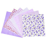 30 Pieces 25 x 25 cm Lovely Small Patterns Fabric Patchwork Cotton Mixed Squares Bundle