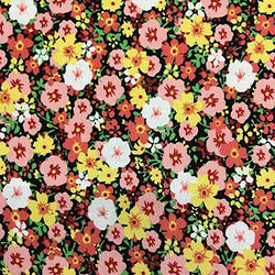 Printed Rayon Challis Fabric 100% Rayon 53/54" Wide Sold by The Yard (1031-1)