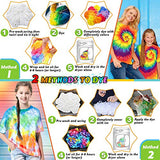 Tie Dye Kits, Tye Dye for Kids, 18 Colors 36 Packets Dye, One-Step Fabric Dye Art Party Set, DIY Gift, Textile, T-Shirt, Canvas for Adults, Women, Men, Artist, Kids(18 Colors)