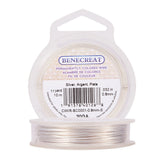 BENECREAT 20-Gauge Tarnish Resistant Silver Coil Wire, 33-Feet/11-Yard