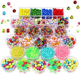 JOYIN 6000 Pieces Beads, Bracelet Making Kit with 28 Different Types & 4 Color Strings, Arts and Crafts for Girls, Kids Friendship Jewelry, DIY Bracelets Necklace Hairband and Rings Toy for Toddlers