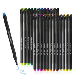 Colored Bullet Journal pens, Fine Point Pen Drawing Fineliner Markers for Journaling Planner Writing Sketch Coloring Book Taking Note, 24 Color Office Supplies