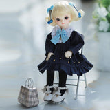 1/6 BJD Doll Full Set 26cm 10.2 Inch Ball Jointed Dolls DIY Toy Action Figure + Makeup + Wig + Shoes Girls Christmas Surprise Gift