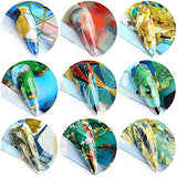 Marble Nail Foil Transfers, 10 Sheets Abstract Green Marble Stone Nail Art Foil Holographic Starry Sky Blue Gold Blooming Design Designer Nail Stickers Decals Wraps Foil Transfer Adhesive DIY Nail Decoration for Women Girls