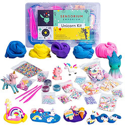 Unicorn Play Dough Sensory Kit by Sensorium Emporium, Modeling Clay, Slime Charms, Unicorn Gifts, Sensory Play, Kids Sensory Toys, Sensory Bin