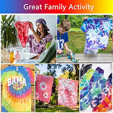 ARTOYS Tie Dye Kit 5Colors ,Easy Tie Dye DIY Supplies for Kids, Adults,and Groups, Dye Party Fabric for T-Shirts Textile Craft Canvas Arts