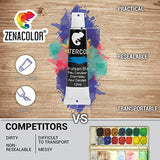Zenacolor - Watercolor Paint Set - 80 Tubes of, Non-Toxic Paints - Bulk Watercolor Washable Paint for Kids and Adults - The Best Watercolors