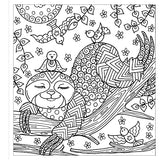 Zendoodle Colorscapes: Sleepy Animals: Furry Friends to Color & Display