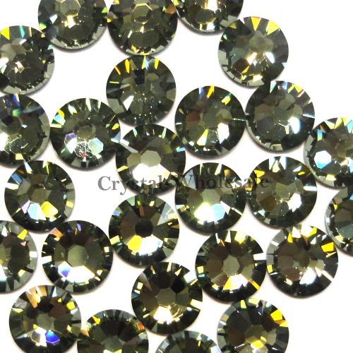 144 pcs Black Diamond (215) Swarovski 2058 Xilion / NEW 2088 Xirius 20ss Flat backs Rhinestones 5mm