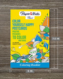 Paper Mate Flair Felt Tip Pens, Medium Point, Assorted Colors with Positive Postcards Adult