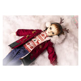 FenglinTech Doll Clothes, 1:1 Christmas Boys DIY Doll Clothes Sewing Accessories Kit for 1/4 BJD/SD Dolls (Note: Without Dolls)