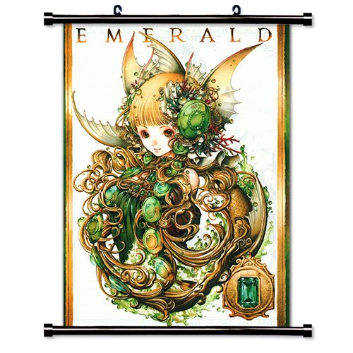 Green Glass Anime Fabric Wall Scroll Poster (16" x 23") Inches. [WP]-Green Glass-49