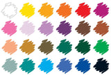 Jovi Triwax Triangular Crayons, Multicolor, Set of 24