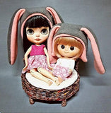 1:12 scale Doll Bed. Handmade Wicker Miniature Furniture for lati yellow irrealdoll aquarius NariPon Ringo