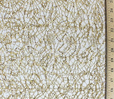 Sequin Web Cording Fabric 54" Wide Sold By The Yard (GOLD)